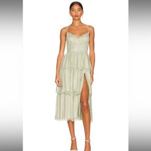 V Chapman Mia dress in Sage
